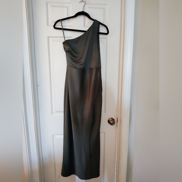 BHLDN Dylan Forest Green Dress Size 4 - Picture 5 of 6
